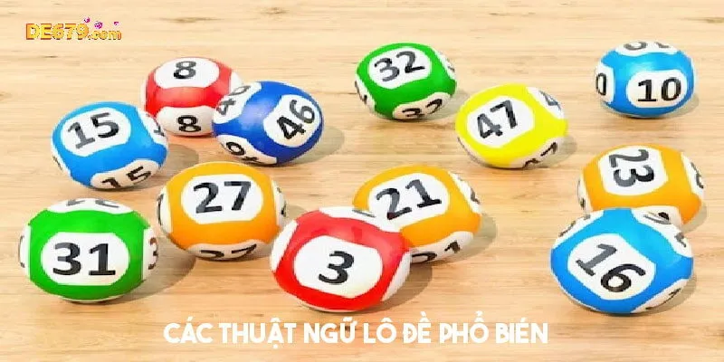 Các thuật ngữ lô đề xuất hiện phổ biến 